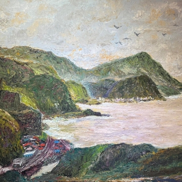 2026/3 油畫/畫刀 30F(72.5*91cm)