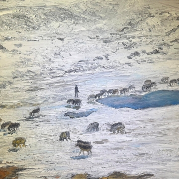 2026/4 油畫/畫刀 20F (60.5*72.5cm)