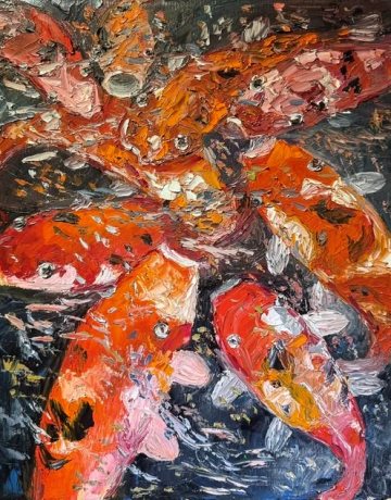 2026/3 油畫/畫刀 10F (54*45.5cm)