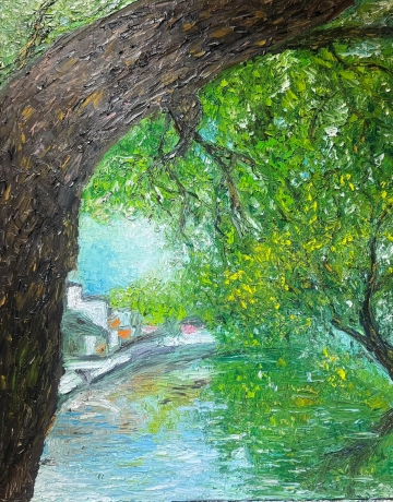 2026/4/ 油畫/畫刀 20F (72.5*60.5cm)