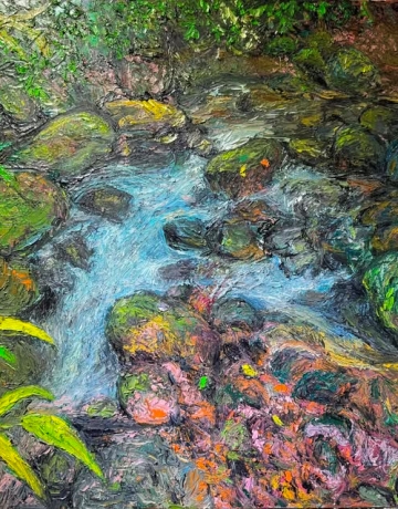 2026/7 油畫/畫刀 20F (72.5×60.5 cm)